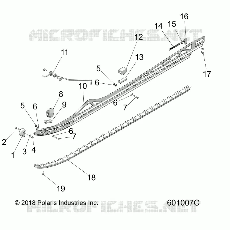 SUSPENSION, FIXATION RAIL