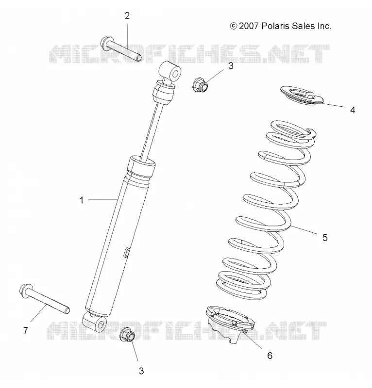 SUSPENSION, AMORTISSEUR, REAR