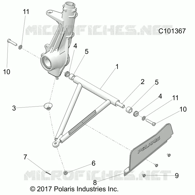 SUSPENSION, A-ARM AND SUPPORT MOUNTING
