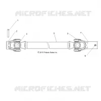 DRIVE TRAIN, FRONT ARBRE DE TRANSMISSION