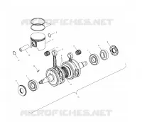PISTON ET VILEBREQUIN (600)