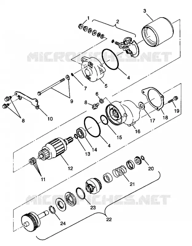 DEMARREUR XPLORER 400L W98CC38C (4945414541D006)