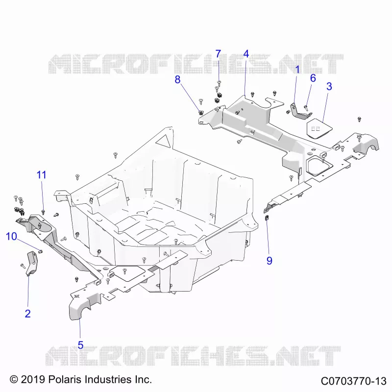 CARROSSERIE ARRIERE RACK, MOUNTING