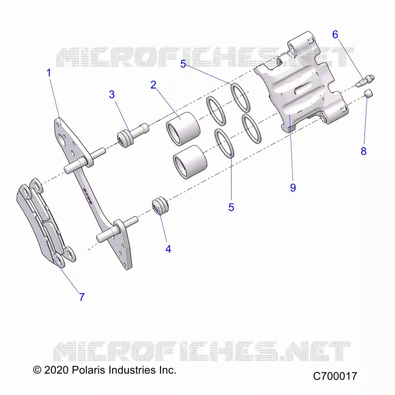 FREIN AVANT CALIPER