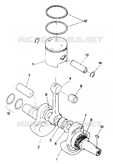 VILEBREQUIN AND PISTON ASSEMBLY (4913521352039A)