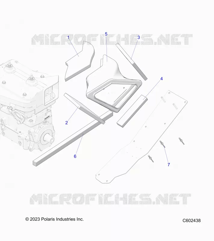 MOTEUR, AIR DUCT, OUTLET