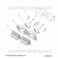 ENGINE, REED VALVE AND CORPS DE PAPILON ADAPTOR -S23TDP8RS (C601635)