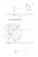 SYSTÈME DE TRANSMISSION, FRONT SUPPORT PONT