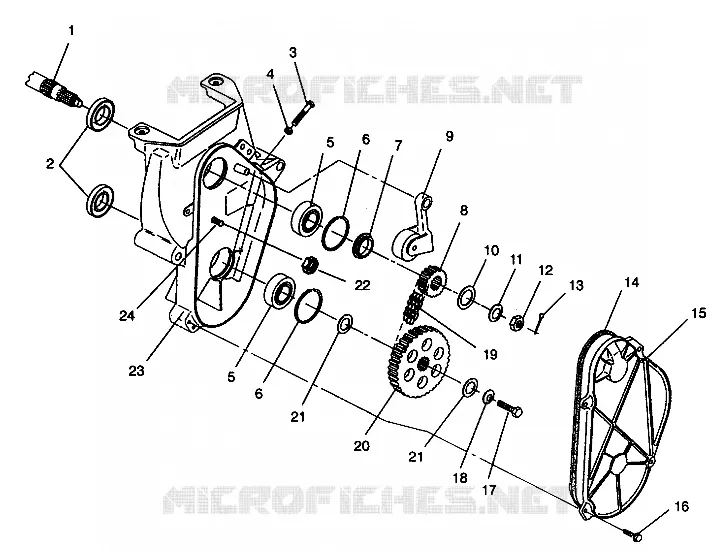 CARTER DE CHAINEE ASSEMBLY LITE GT 0943133 AND STARLITE GT 0943127 (49250125010015)