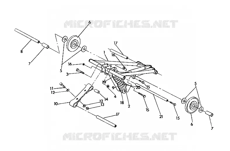BRAS DE SUSPENSION AVANT  WIDETRAK (4921302130025A)