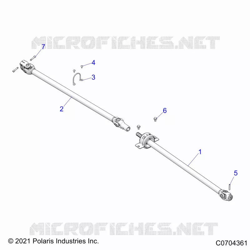 SYSTÃˆME DE TRANSMISSION, PROP SHAFT