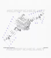 MOTEUR, MOUNTING & LONG BLOCK