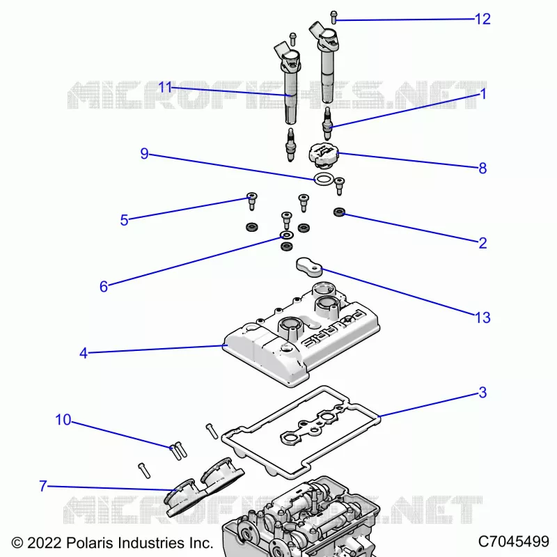 ENGINE, THROTTLE BODY AND COUVERCLE SOUPAPE
