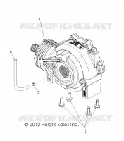 SYSTÈME DE TRANSMISSION, FRONT GEARCASE