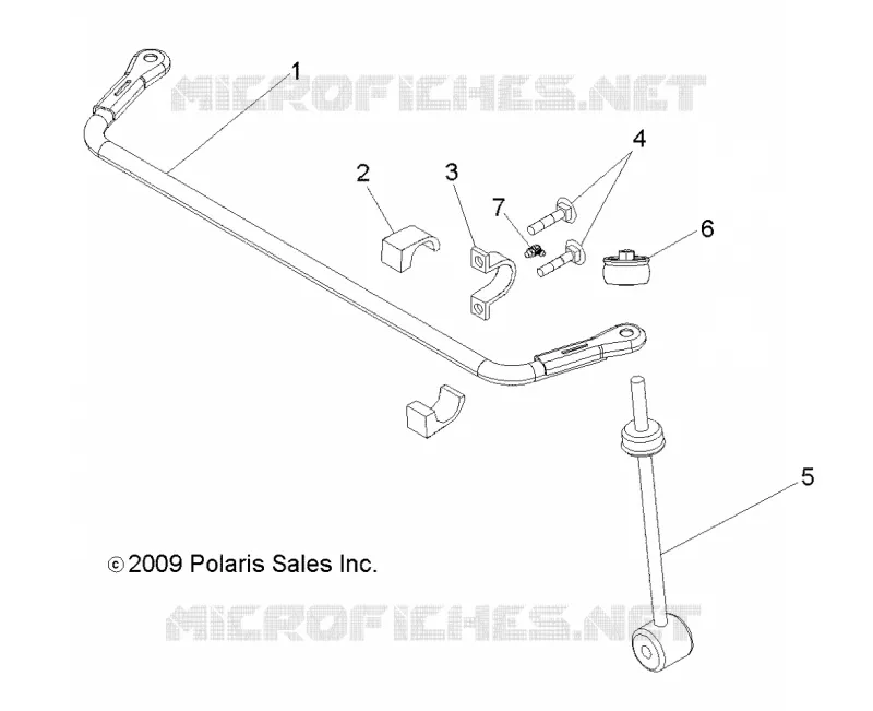 SUSPENSION, REAR BARRE STABILISATRICE