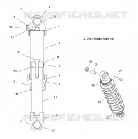 AMORTISSEUR, TRACK, FRONT (7043312)