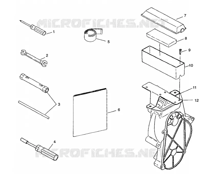 OUTILS 500 INDY 0982764(A)(B) and EUROPEAN 500 INDY E982764A (4942104210D002)