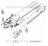 CHASSIS, PROTECTION D'EMBRAYAGE AND FOOTRESTS