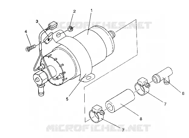 POMPE A CARBURANT 500 EFI/0930674 and  500 EFI SKS/0930574 (4922962296034A)