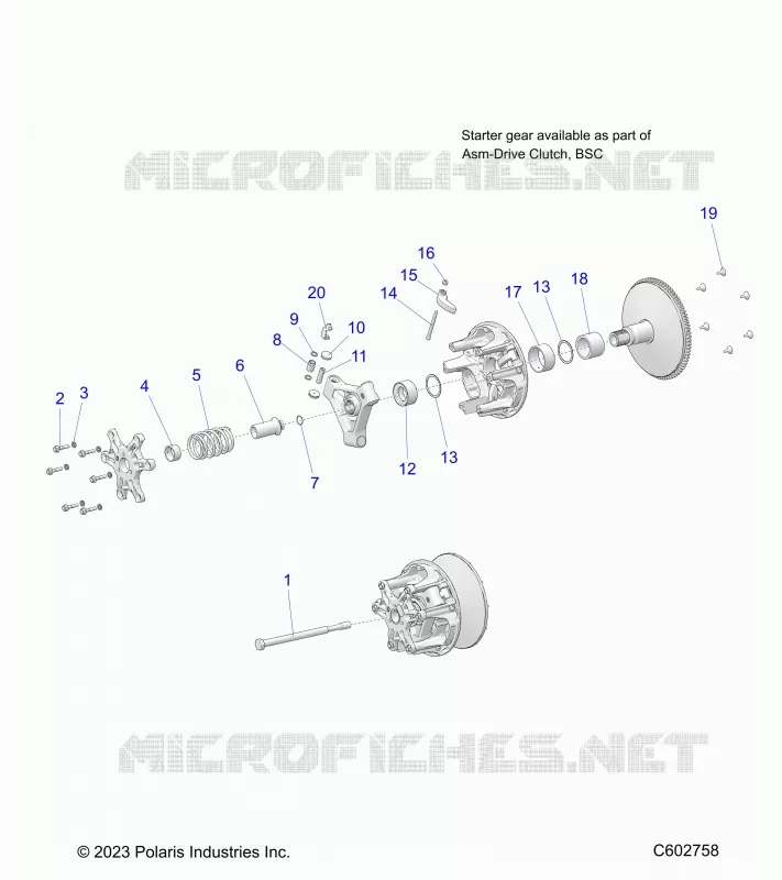 SYSTÃˆME DE TRANSMISSION, CLUTCH, PRIMARY