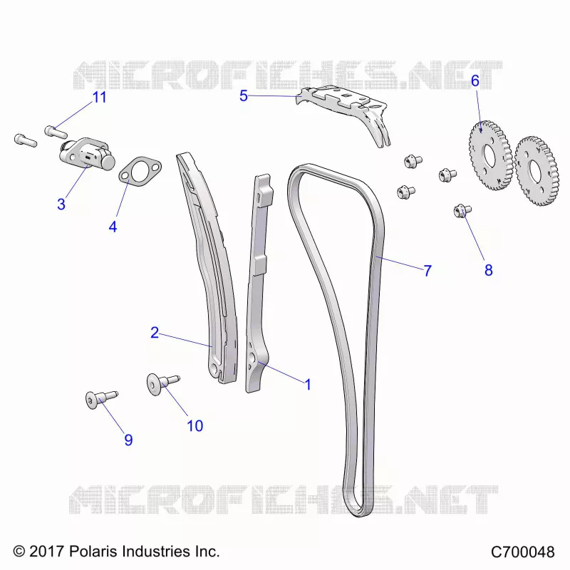 CHAINE DE DISTRIBUTION AND TENSIONER
