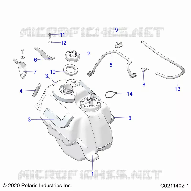 SYSTÃˆME D'ALIMENTATION, FUEL TANK ASM.