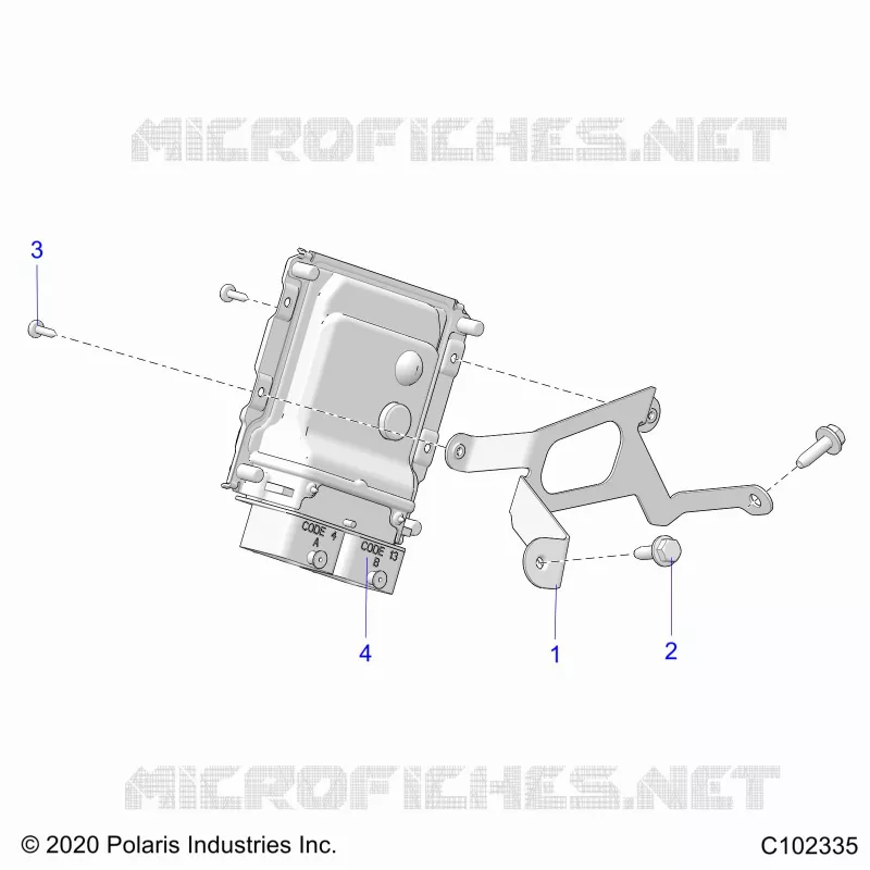 ELECTRICITE, ECU MOUNTING