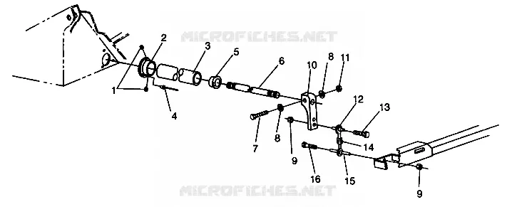 BARRE DE TORSION ASSEMBLY 600 XCR 0941667 (4927092709013A)