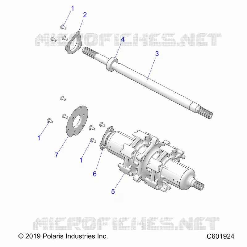 DRIVE TRAIN, JACKSHAFT AND ARBRE DE TRANSMISSION