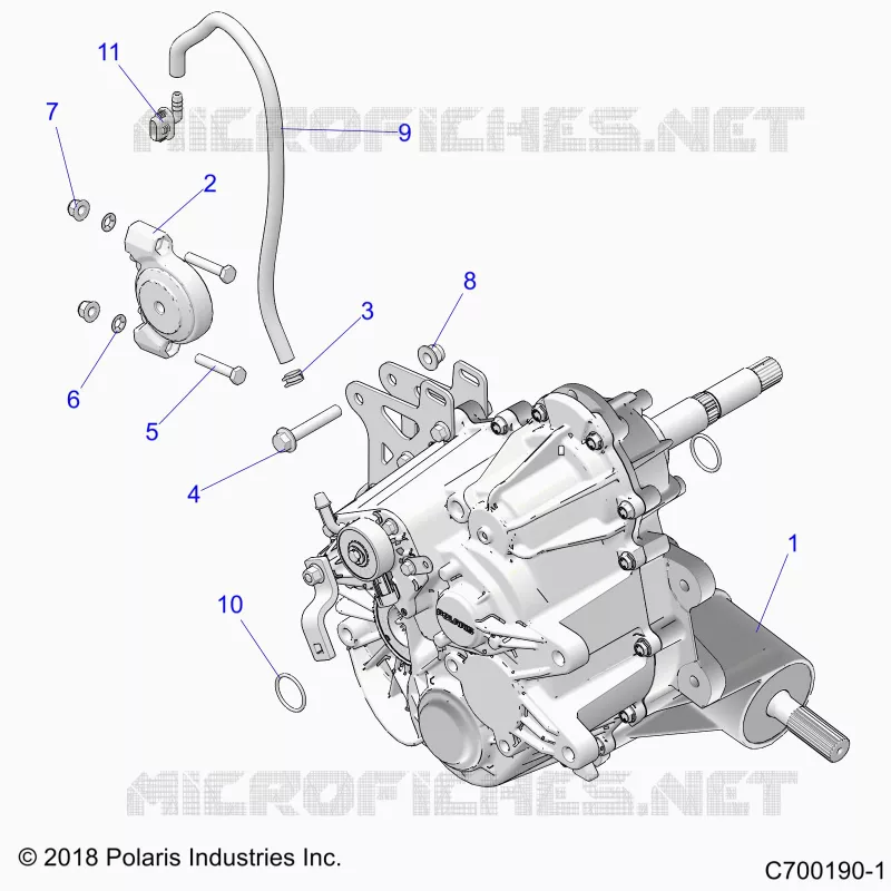 SYSTÃˆME DE TRANSMISSION, MAIN GEARCASE MOUNTING
