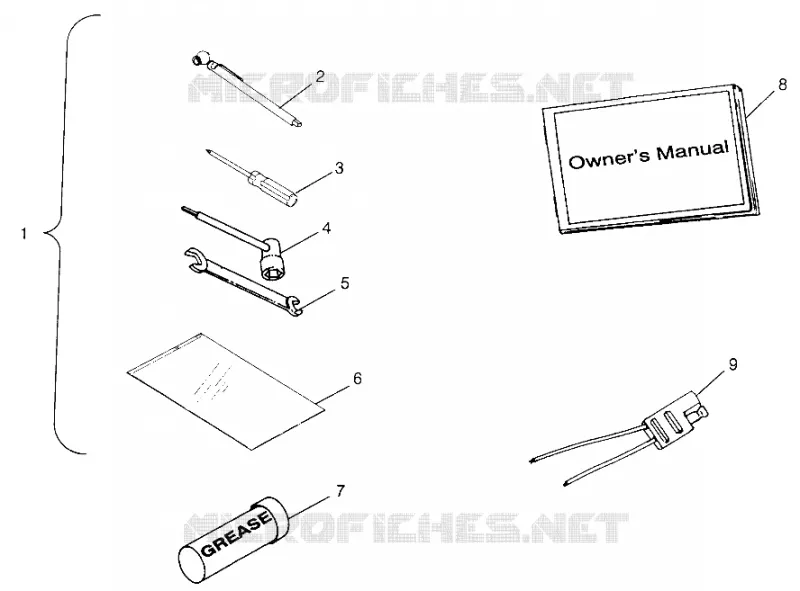 OUTILS  SPORTSMAN 500 W97CH50A (4939993999E003)