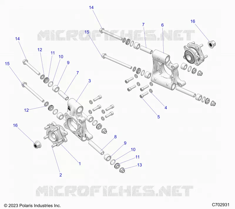 SUSPENSION, PORTE BAGAGES ARRIERE