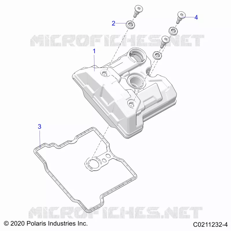 ENGINE, COUVERCLE SOUPAPE