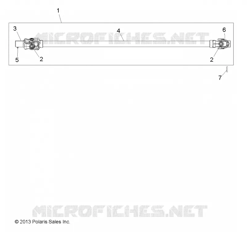 DRIVE TRAIN, FRONT ARBRE DE TRANSMISSION