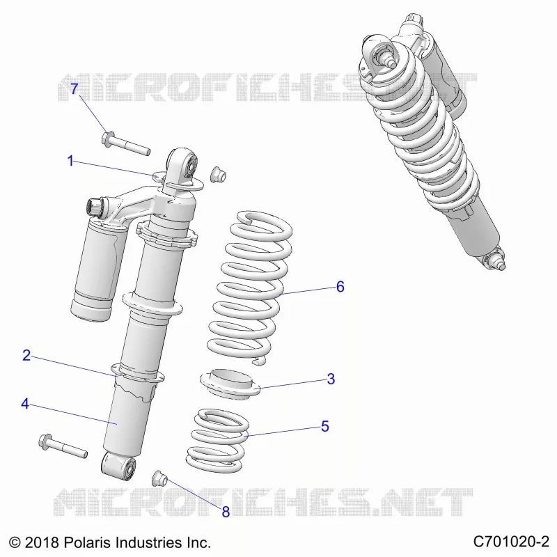 SUSPENSION ARRIERE SHOCK