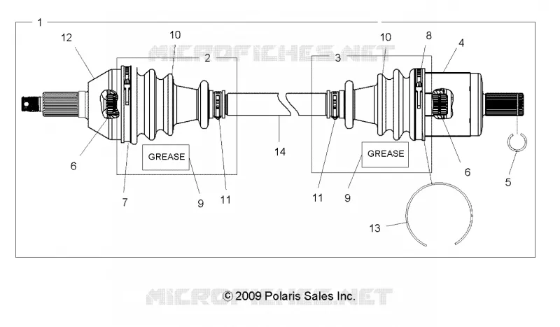 DRIVE TRAIN, TRANSMISSION AVANT SHAFT
