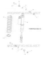 SUSPENSION ARRIERE SUPPORT AMORTISSEUR 
