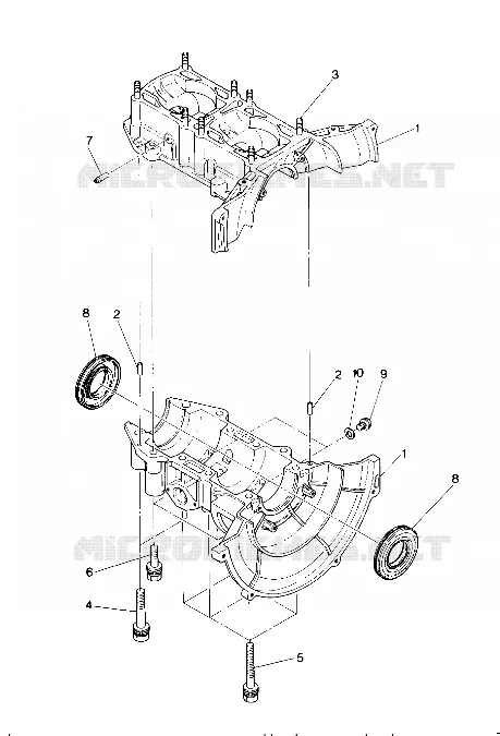 CARTERS MOTEUR Sprint E/S (4914151415022A)