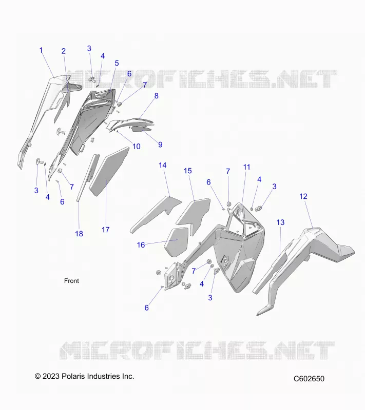 PANNEAUX LATERAUXS AND TRIM