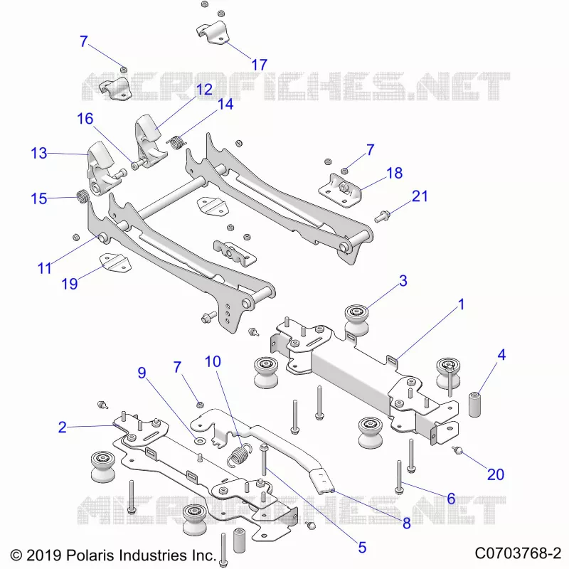 SIEGE MOUNTING, DRIVERS