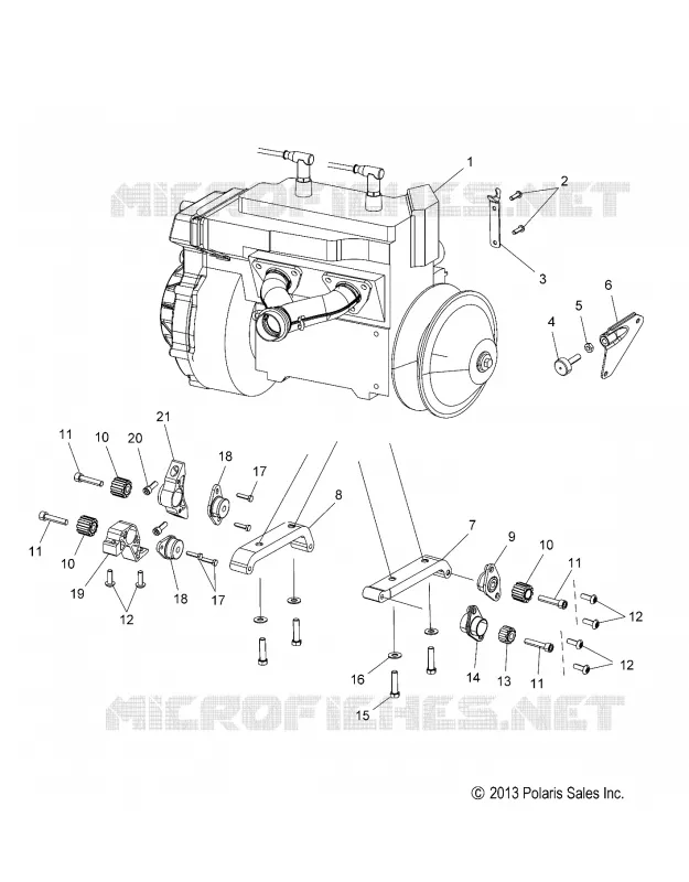 MOTEUR, MOUNTING -S19CEA5BSL (49SNOWMOTEURMOUNT14550)