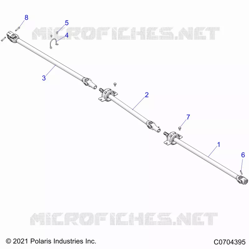SYSTÃˆME DE TRANSMISSION, PROP SHAFT