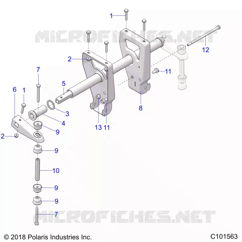 SUSPENSION, BARRE DE TORSION