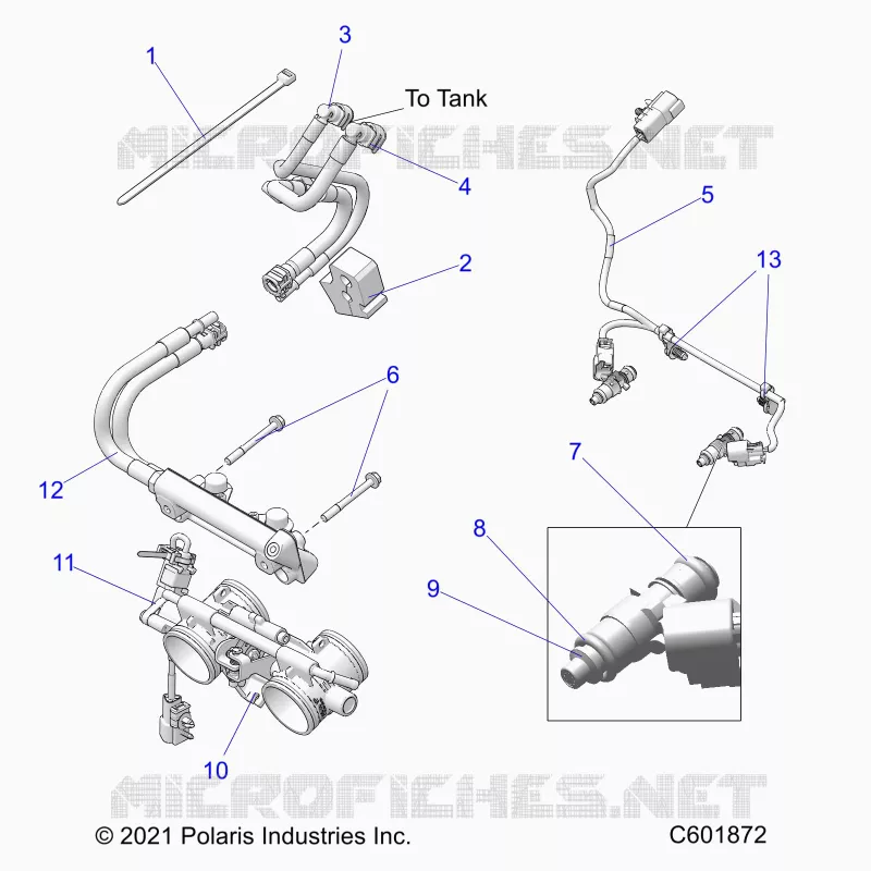 SYSTÃˆME D'ALIMENTATION, RAIL, LINES AND THROTTLE BODY