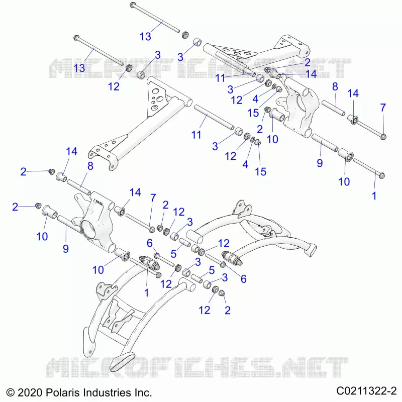 SUSPENSION ARRIERE CONTROL ARM MOUNTING