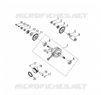 MOTEUR, VILEBREQUIN AND PISTON