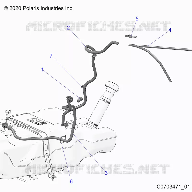 SYSTÃˆME D'ALIMENTATION, FUEL LINES, STANDARD