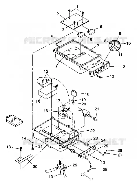 BOITIER ELECTRIQUE SL 650 B944058 (4926992699020A)
