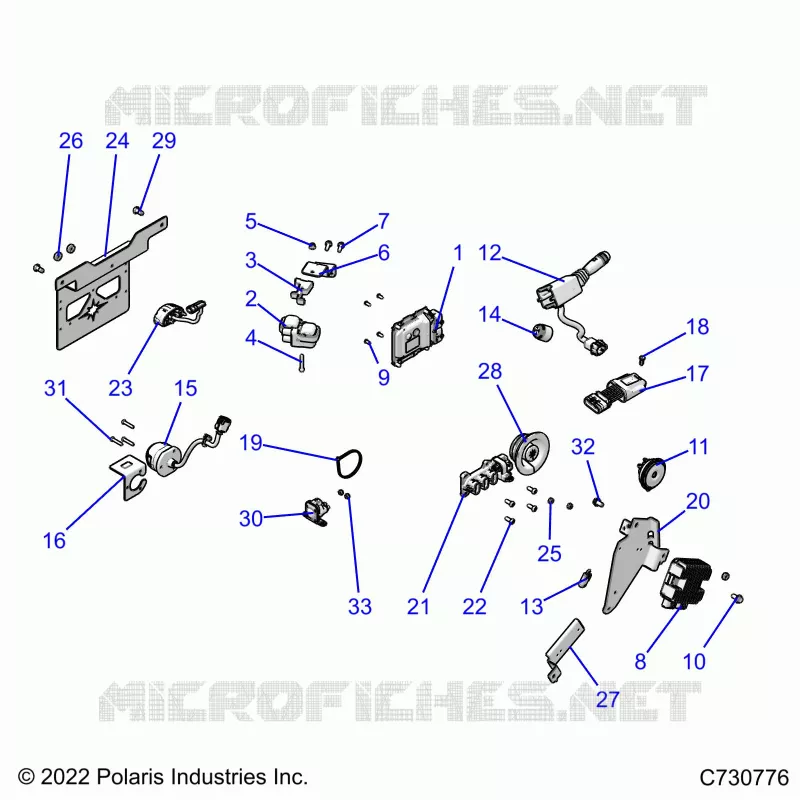 ELECTRICITE, WIRE HARNESS, COMPONENTS, AND LICENSE PLATE