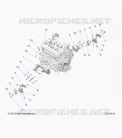MOTEUR, MOUNTING & LONG BLOCK